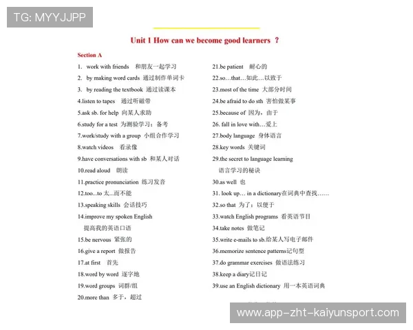 初三冲刺利器：九年级英语短语全册归纳，九年级英语短语整理
